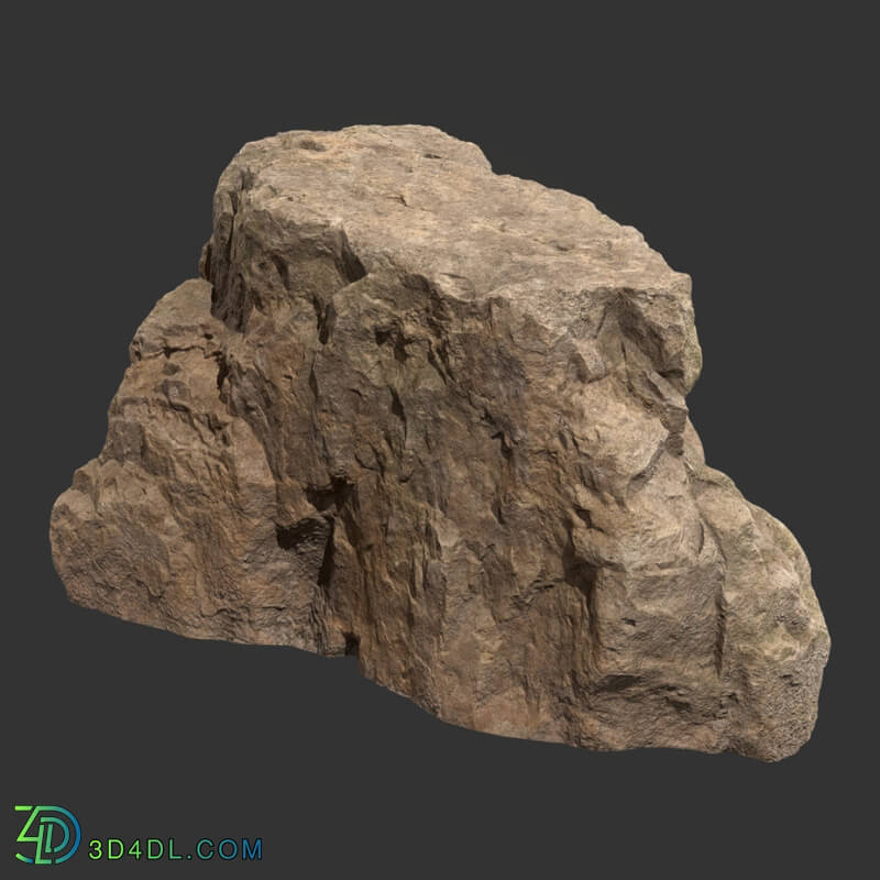 Poliigon Rock Boulder Large _ - - _(043)