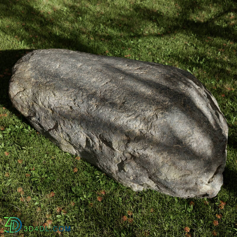 Poliigon Rock Boulder Large _ - - _(060)