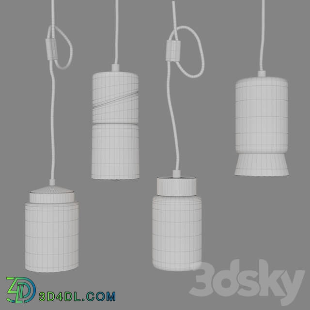 Pendant light - Milla pendant by Phicubo set part 2