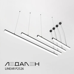 Pendant light - Pendant lamp Linear P2526 _ LEDALEN 