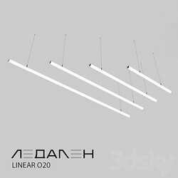 Technical lighting - Pendant lamp Linear O20 _ LEDALEN 