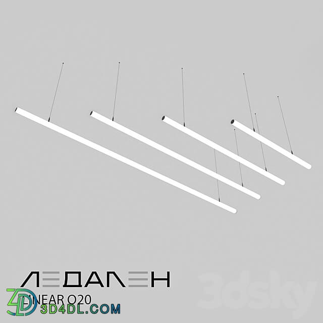 Technical lighting - Pendant lamp Linear O20 _ LEDALEN
