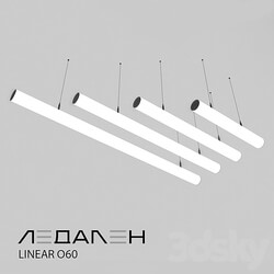 Pendant light - Pendant lamp Linear О60 _ LEDALEN 
