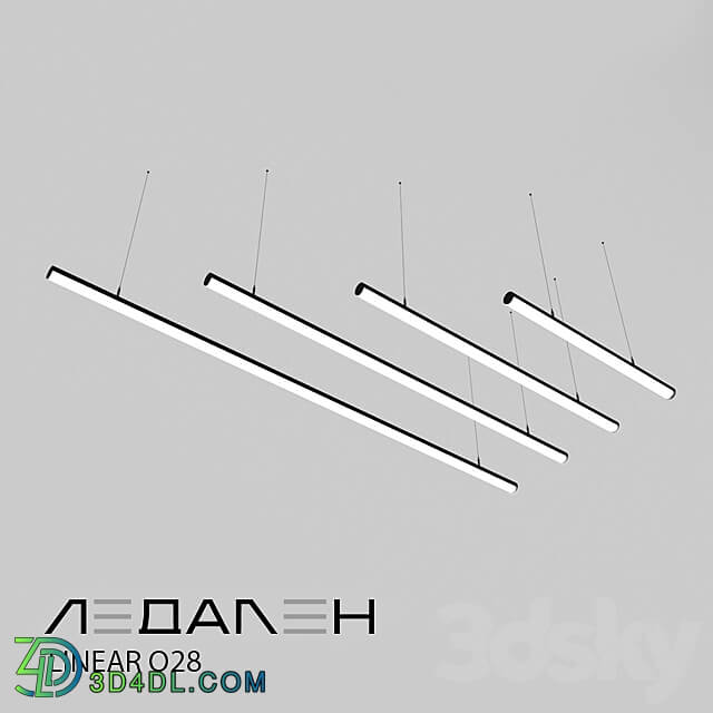 Pendant light Pendant lamp Linear О28 LEDALEN