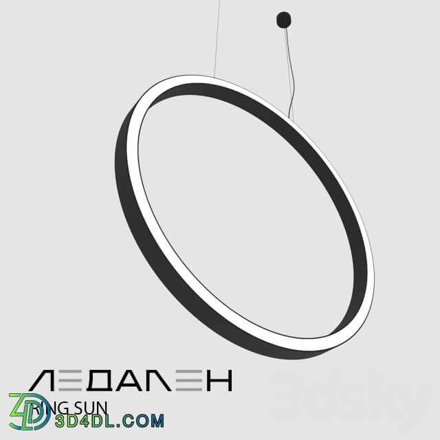 Pendant light - Ring lamp Ring Sun _ LEDALEN