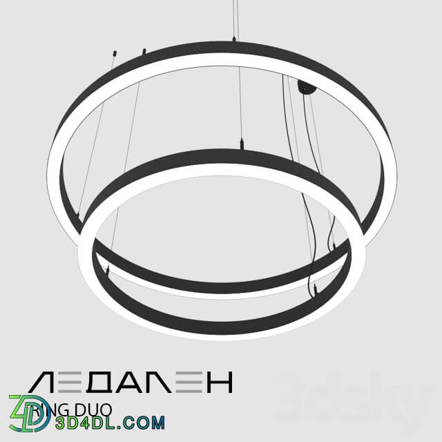 Pendant light - Ring lamp Ring Duo _ LEDALEN