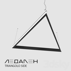 Technical lighting - Triangular lamp Triangolo Side _ LEDALEN 