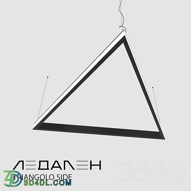 Technical lighting - Triangular lamp Triangolo Side _ LEDALEN