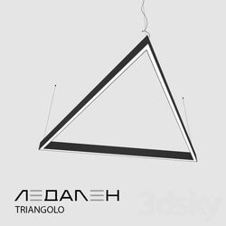 Technical lighting - Triangular lamp Triangolo _ LEDALEN 
