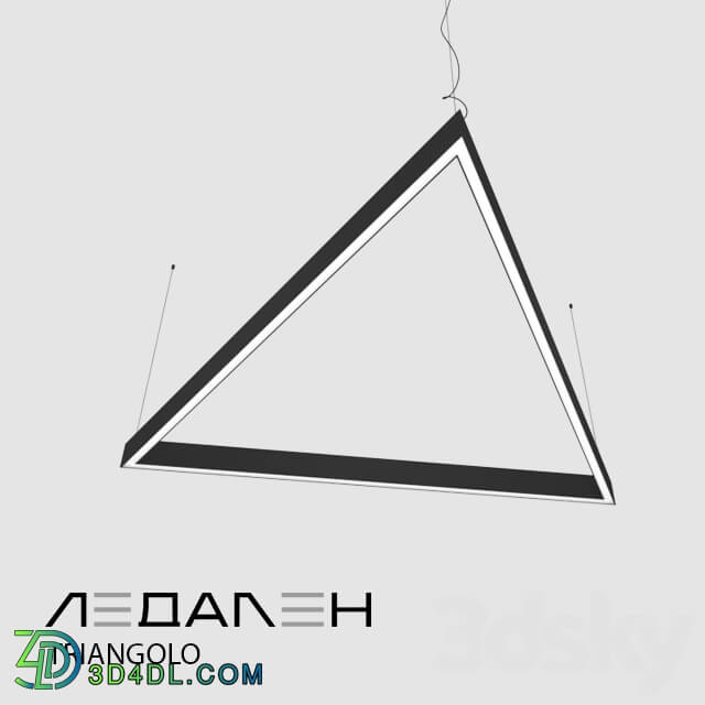 Technical lighting - Triangular lamp Triangolo _ LEDALEN