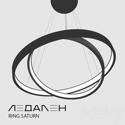 Pendant light - Ring lamp Ring Saturn _ LEDALEN 