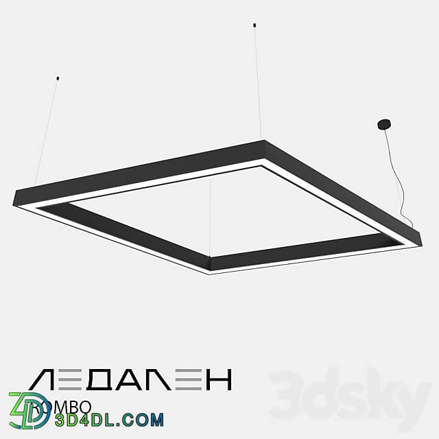 Technical lighting - Rhomboid lamp Rombo _ LEDALEN
