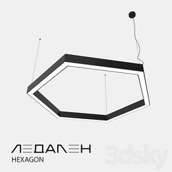 Pendant light - Hexagonal luminaire Hexagon _ LEDALEN 