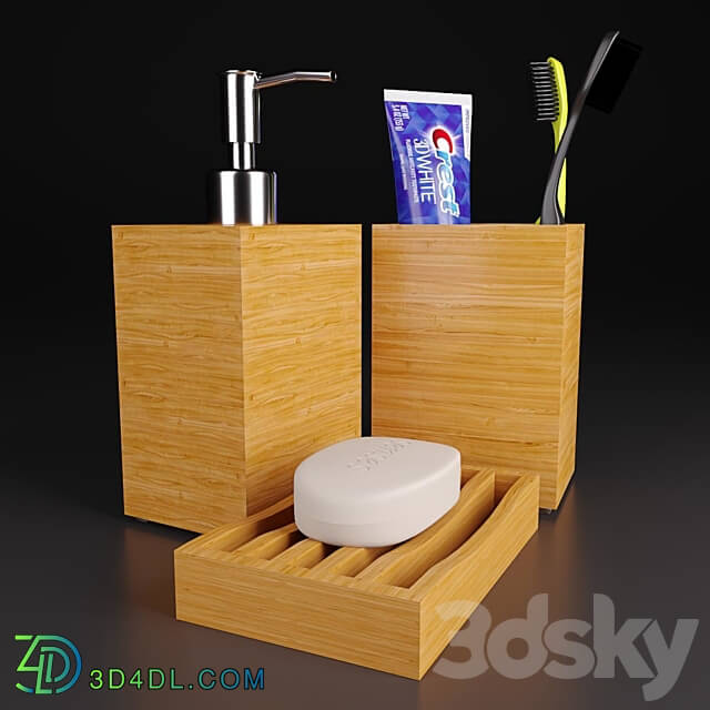 Bathroom accessories - Bathroom decor set Dragan _ toothbrushes Megasmile