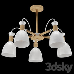 Ceiling lamp - Ceiling luminaire with white shades Evoluce 