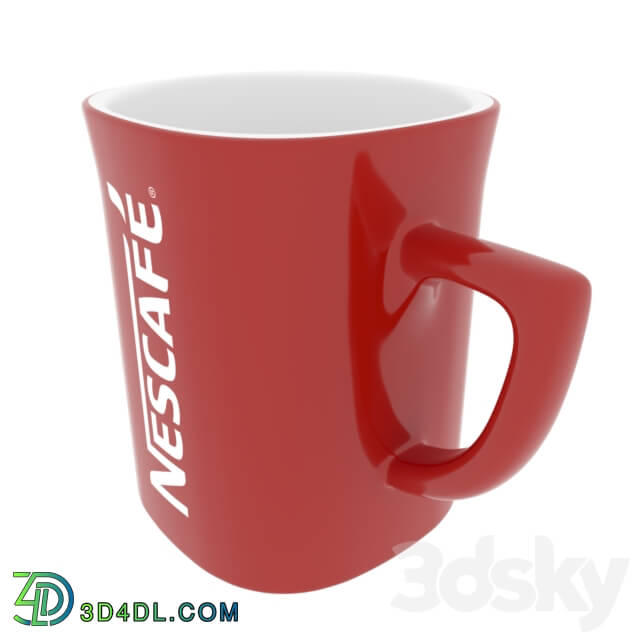 Tableware - Red Mug Nescafe