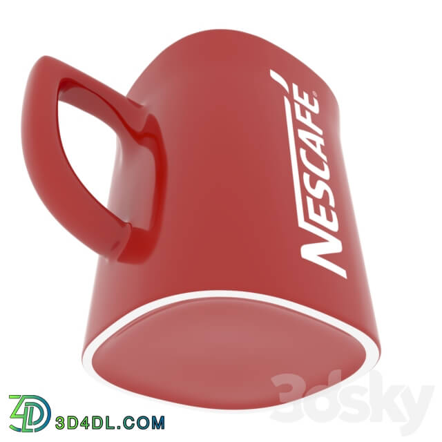 Tableware - Red Mug Nescafe