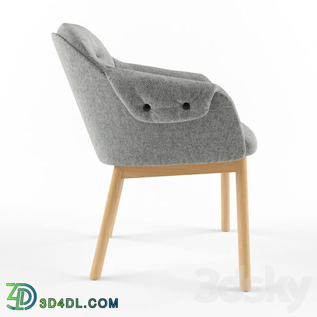 Arm chair - lord armchair wood leg meraki