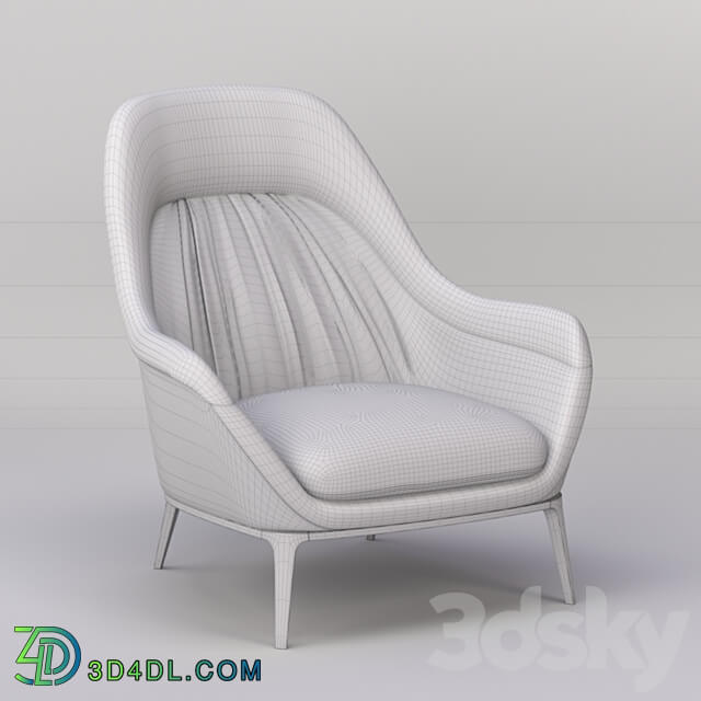 Arm chair - STORE 54 Velour Armchair design 02