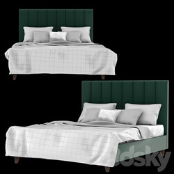 Bed - Bed Scown Barhat Emerald 