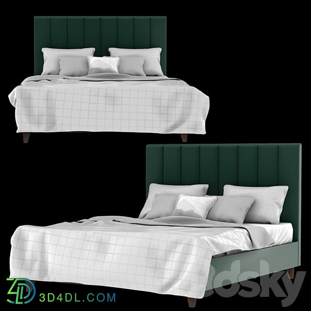 Bed - Bed Scown Barhat Emerald