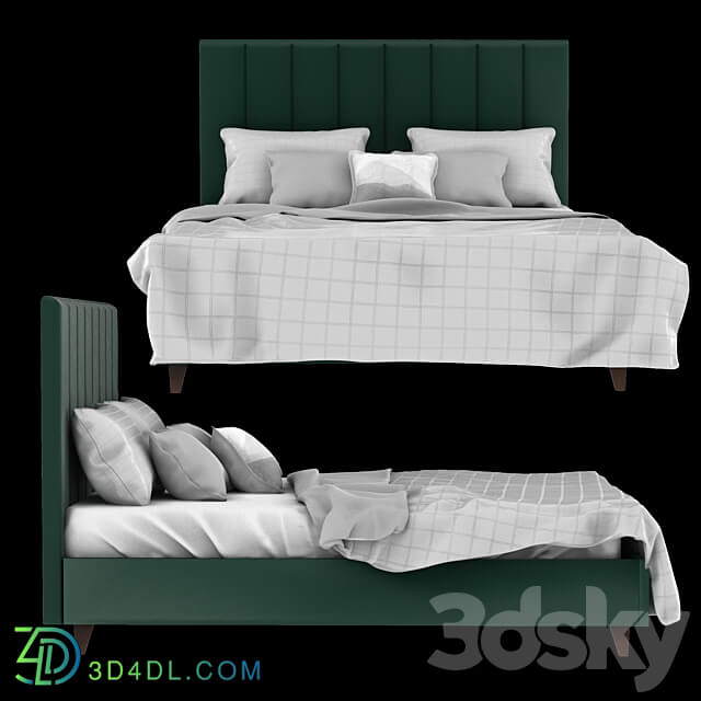 Bed - Bed Scown Barhat Emerald