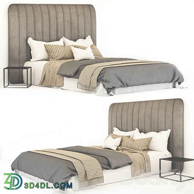 Bed - Gray bed 02