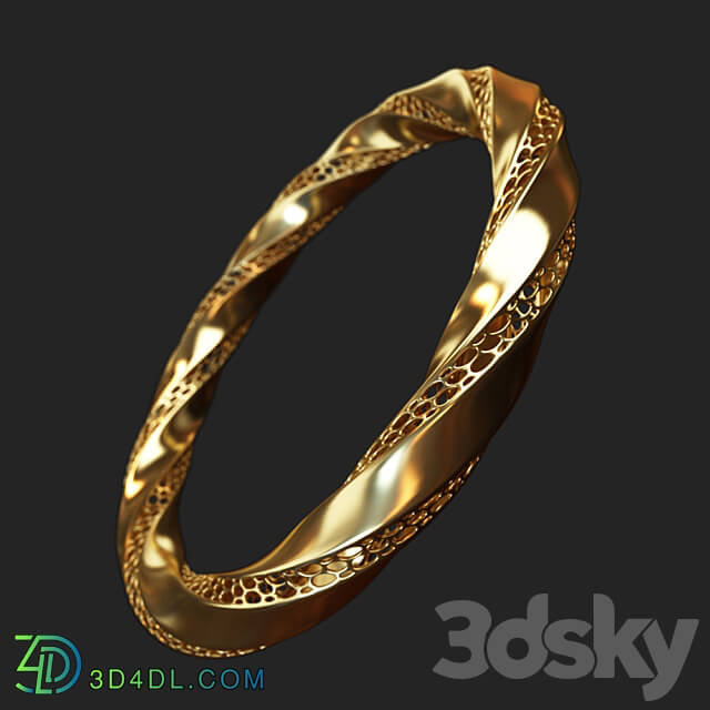 Miscellaneous Classical Gold Ring