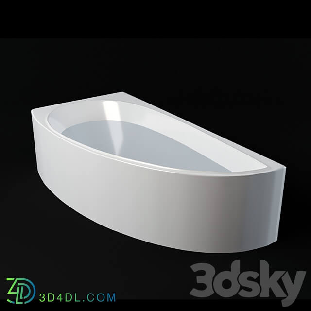 Bathtub - asymmetric bath