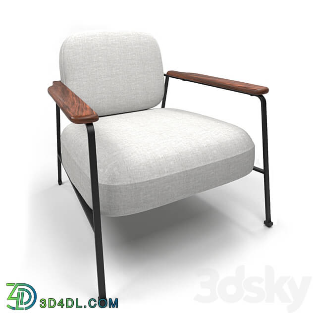 Arm chair - Armchair Abraxas_ White