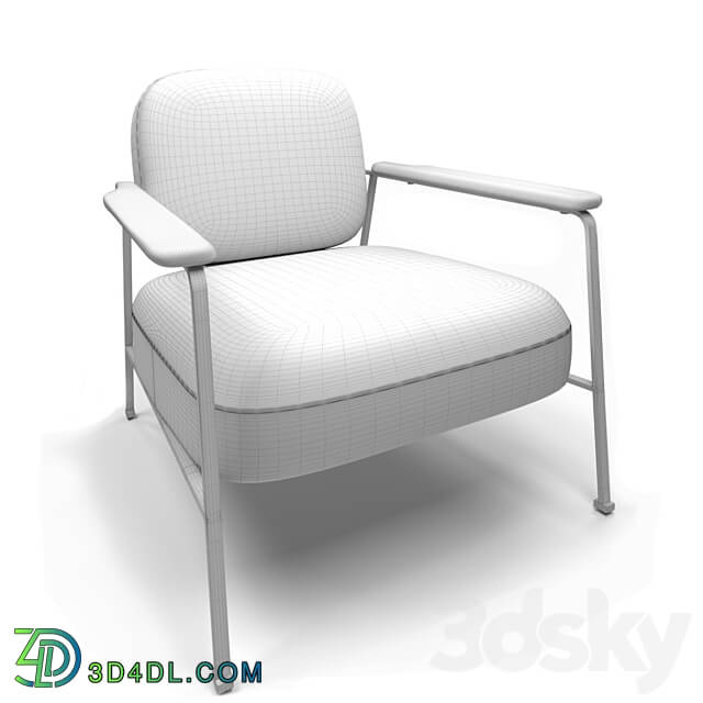 Arm chair - Armchair Abraxas_ White
