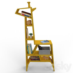 Cabinet for books and toys Giraffe  