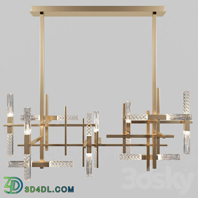 Pendant light - Chandelier Contardi Mikado Double