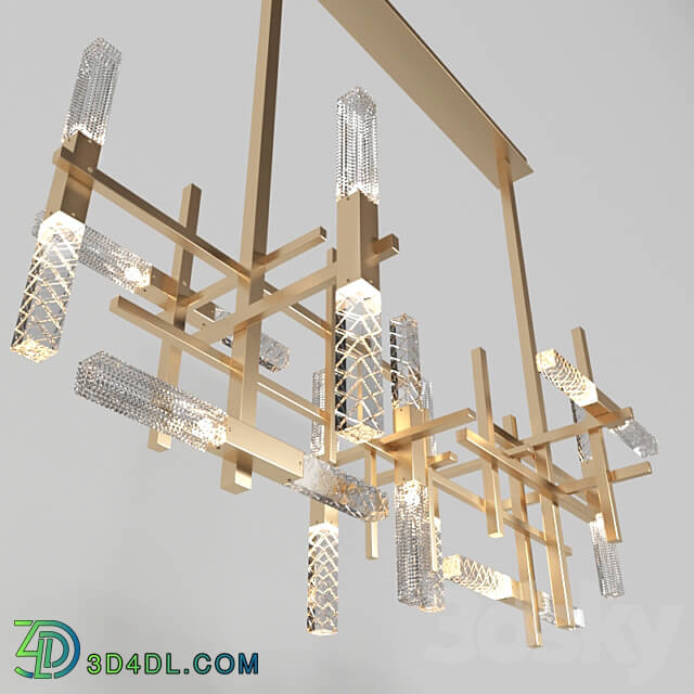 Pendant light - Chandelier Contardi Mikado Double