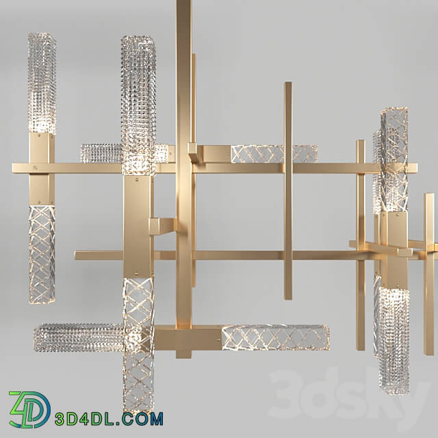 Pendant light - Chandelier Contardi Mikado Double