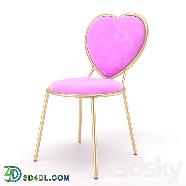 Chair - Luxurious Heart Love Chair