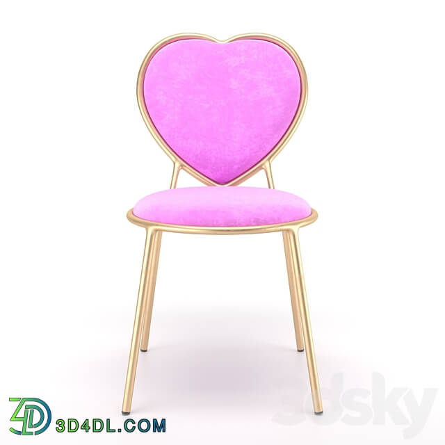 Chair - Luxurious Heart Love Chair