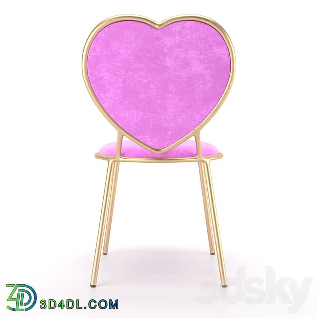 Chair - Luxurious Heart Love Chair