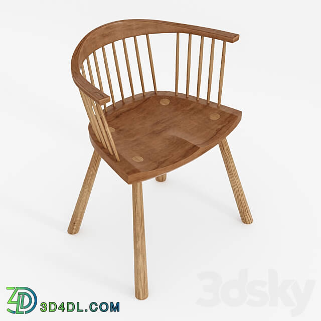 Chair - Lowback stick chair by Bern Chandley
