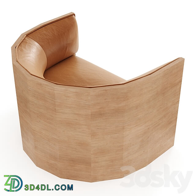 Arm chair - Barrel Armchair by Mr and Mrs White