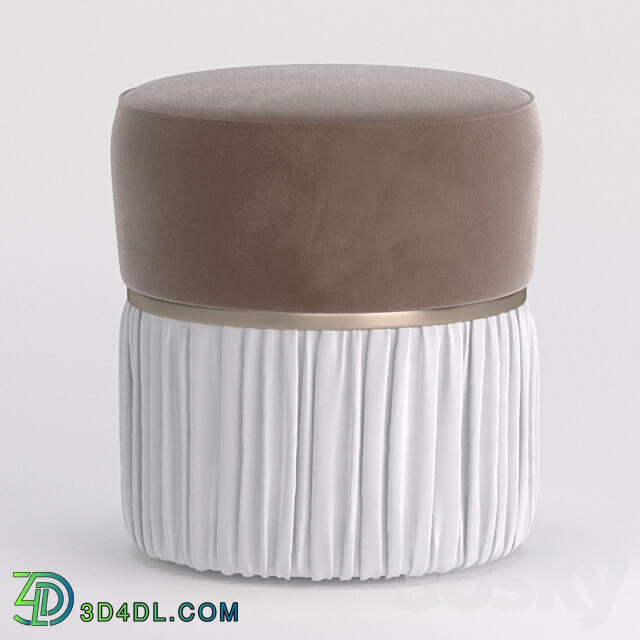 Other soft seating - STORE 54 Velour Pouf chair design 03