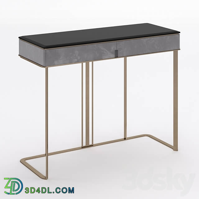 Console - STORE 54 Vanity table design 01 Black Glass