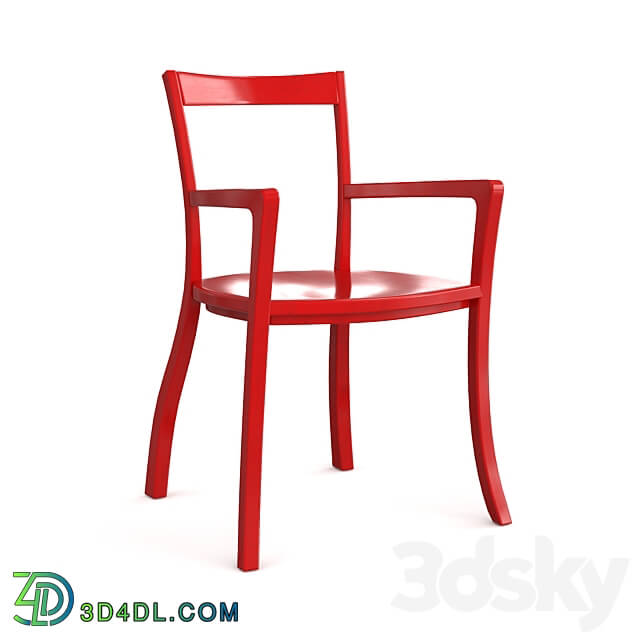 Chair - Ameli Armchair Red PBR