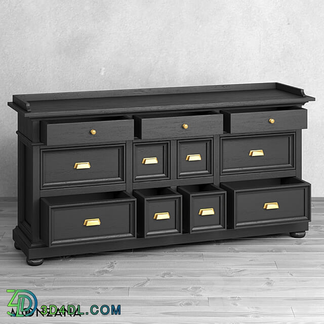 Sideboard _ Chest of drawer - OM Long chest of drawers Oldfashion Moonzana