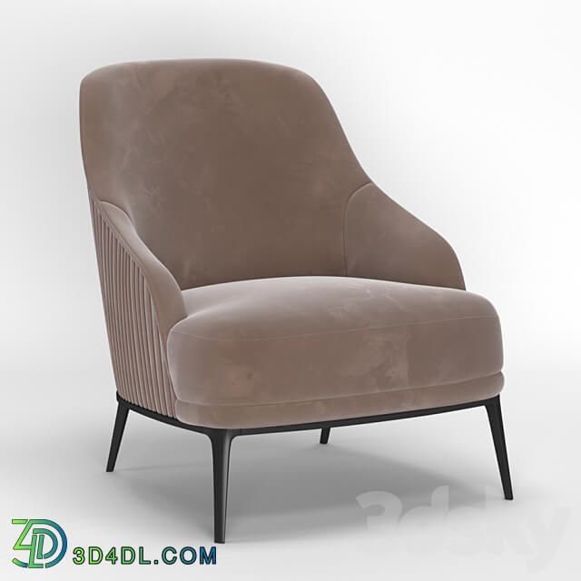 Arm chair - STORE 54 Velour Armchair design 01