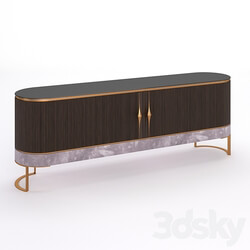 Sideboard Chest of drawer STORE 54 Sideboard design 02 Black Glass 