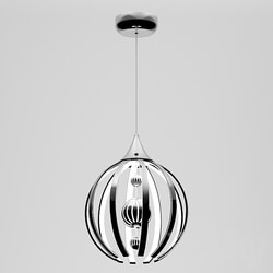 Pendant light - Chandelier ODEON LIGHT Nicco LED _chrome_ 