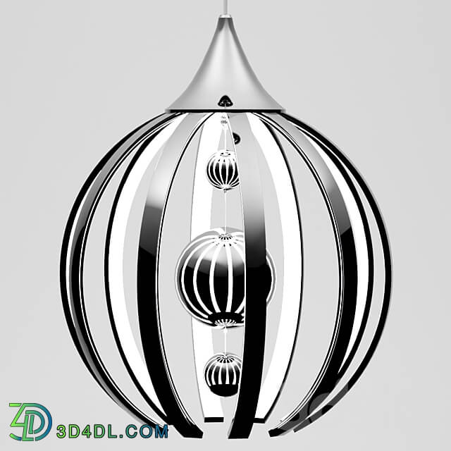 Pendant light - Chandelier ODEON LIGHT Nicco LED _chrome_