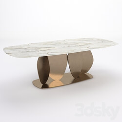 Table - STORE 54 Dining Table 01 Marble Calacatta 