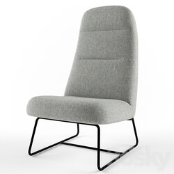 Arm chair - puffy highback lounge meraki 